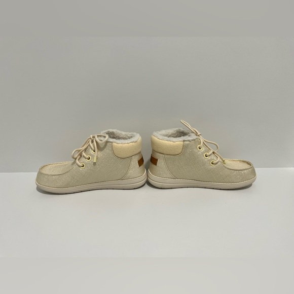 SO Buttercream Rose Gold Chukka Girls boots size 3 - Picture 4 of 7